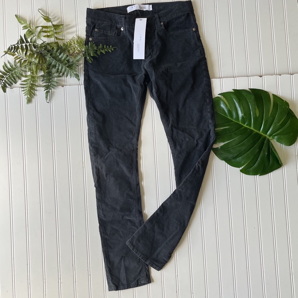Iro piotre corduroy dark grey pants new with tags - Picture 4 of 15
